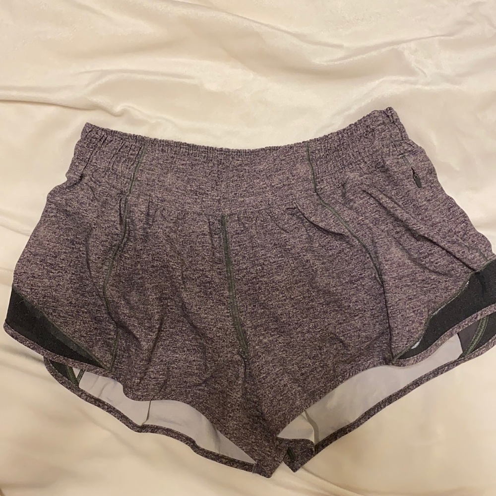 lululemon size 8 gray shorts